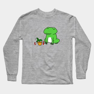 Tree Frog and Plant Long Sleeve T-Shirt